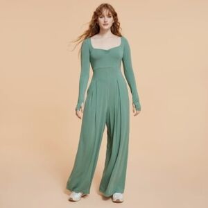 Blogilates By Popflex Wide Leg Sweetheart Jumpsuit XL